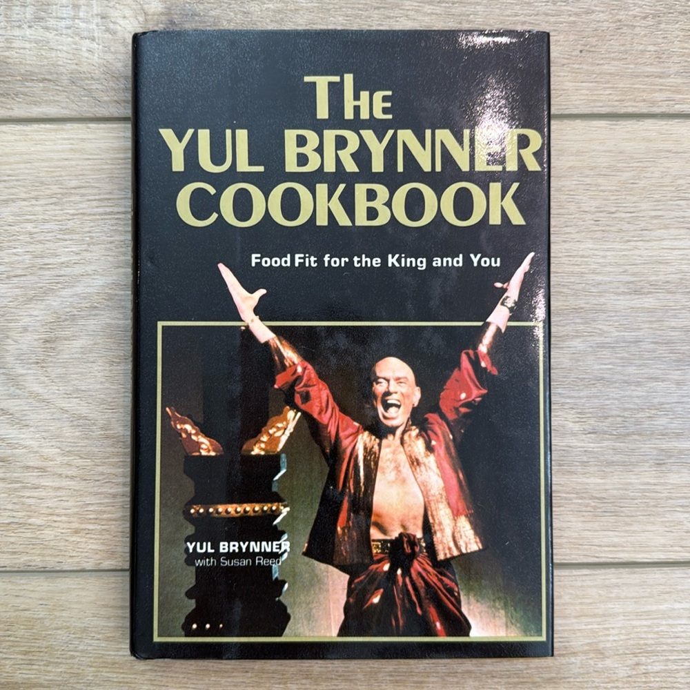 Vintage The‎ Yul Brynner Cookbook OOP